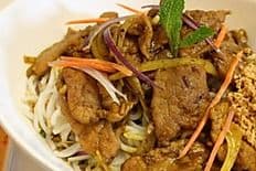 Curry Rice Noodle Salad Bowl