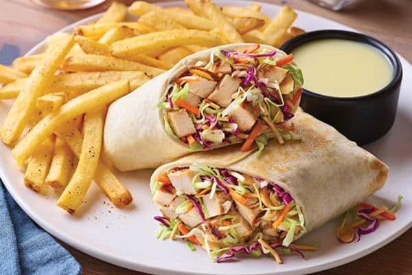 Grilled Oriental Chicken Wrap