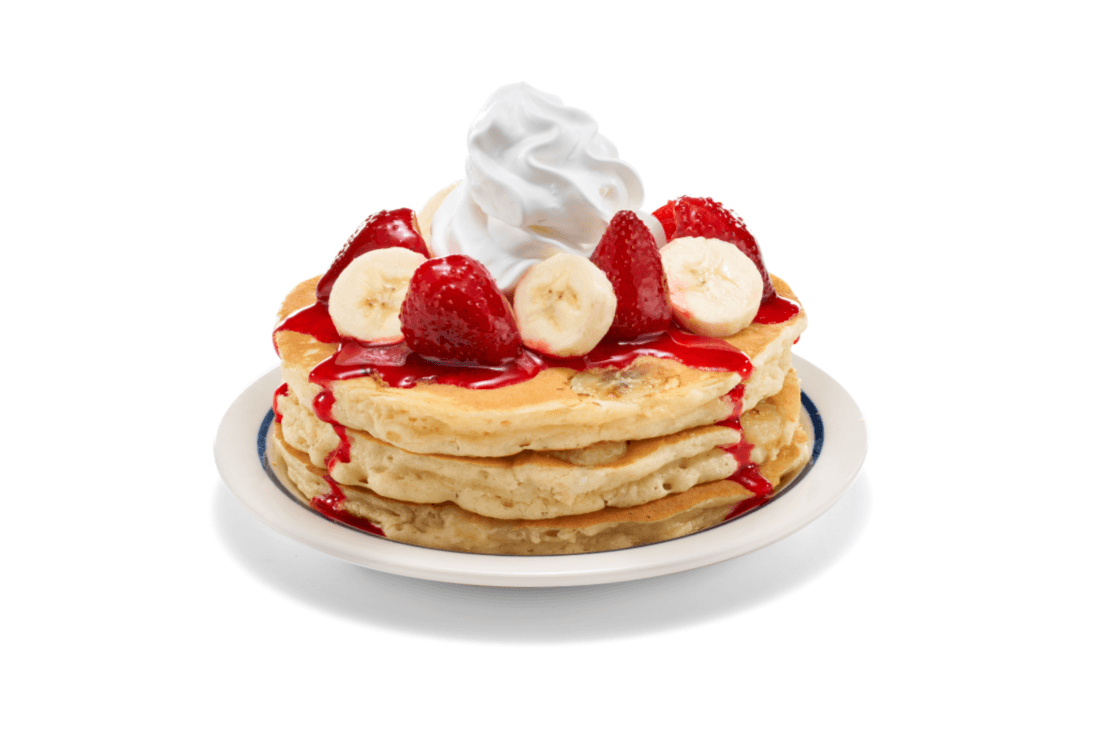 Strawberry Banana Pancakes