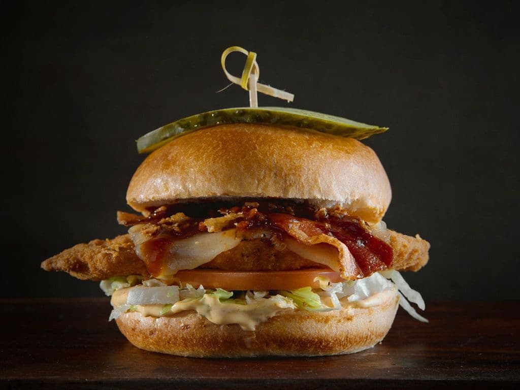 Smokey Chicken Blaze Burger