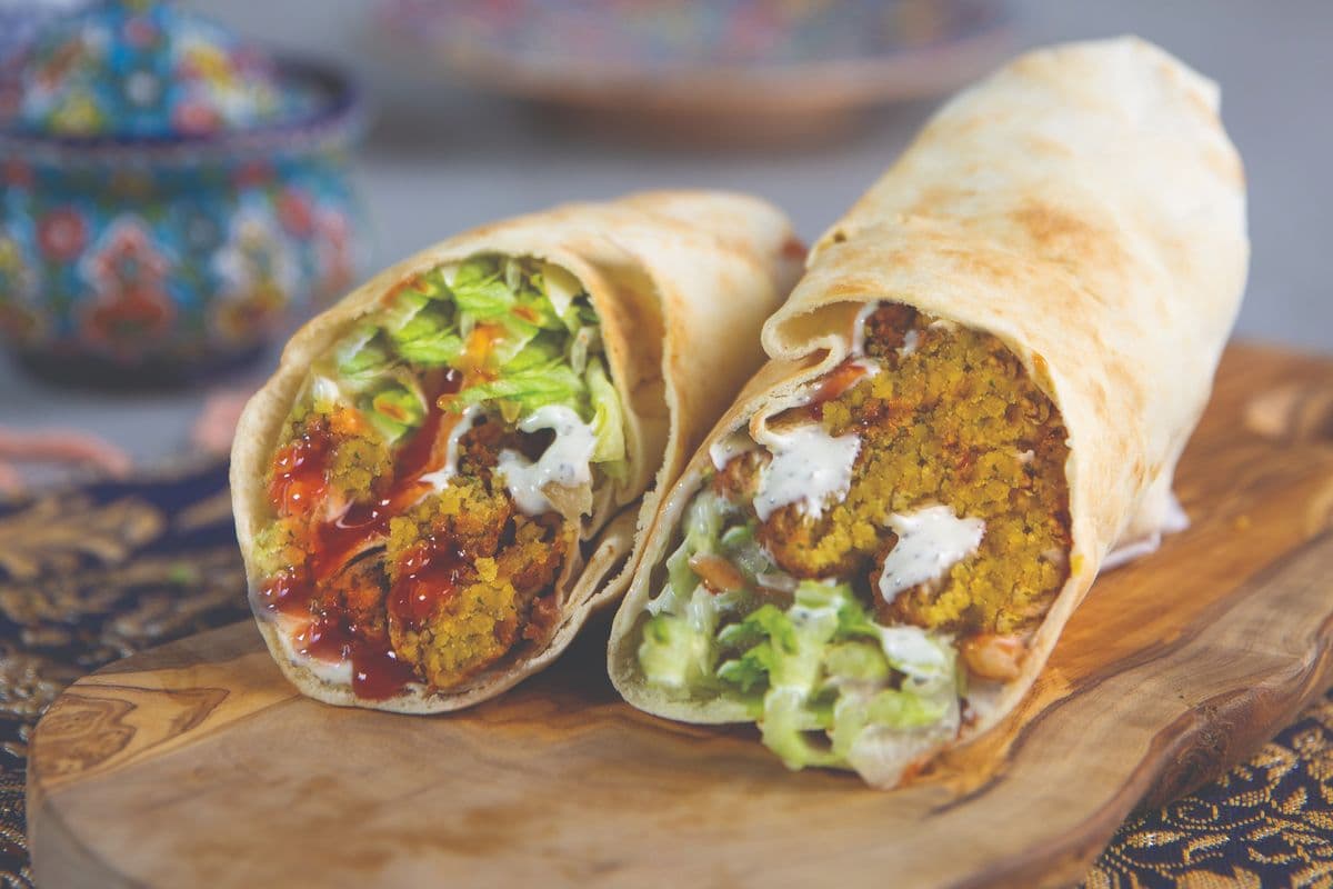 Large Falafel Wrap