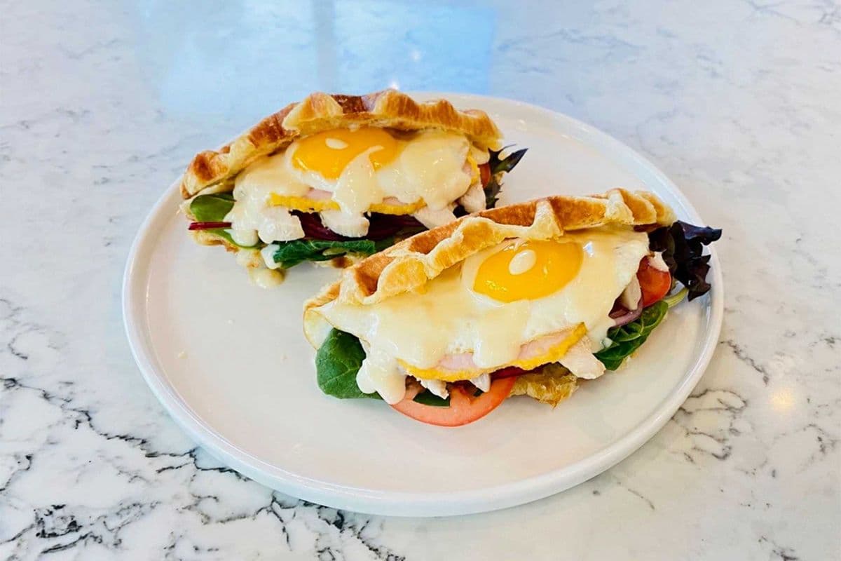 Croffle Club Sandwich