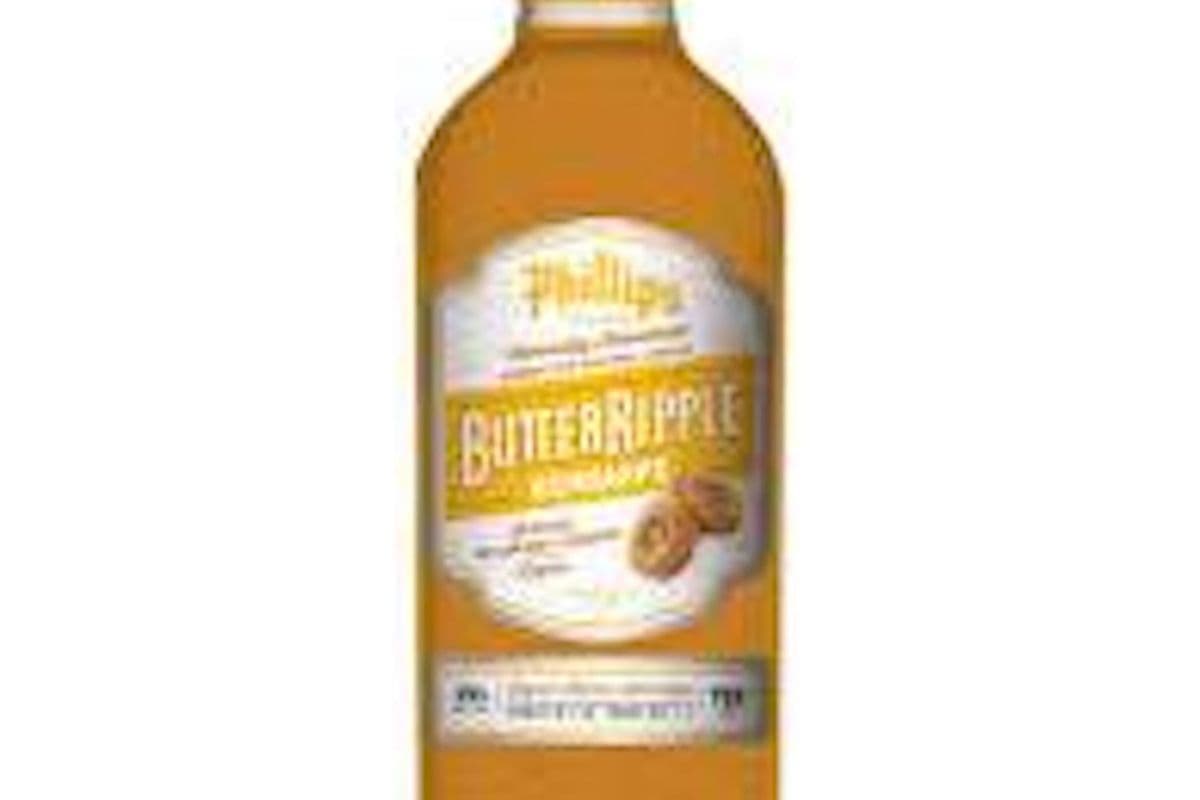 PHILLIPS BUTTER RIPPLE SCHNAPPS 750ML (1 x 750ML)