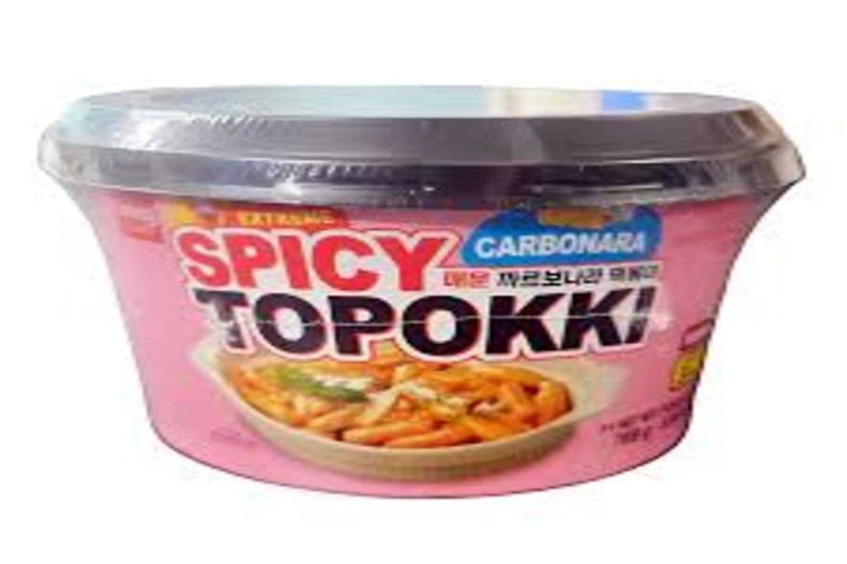 Wang Korea Spicy Topokki Carbonara Bowl (169g) (400 Cal)