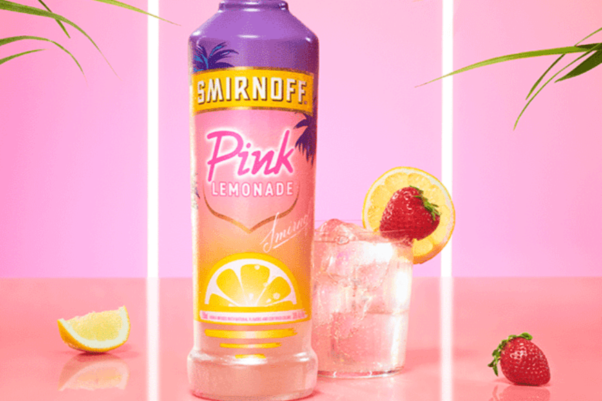 SMIRNOFF PINK LEMONADE VODKA (1 x 750ML)