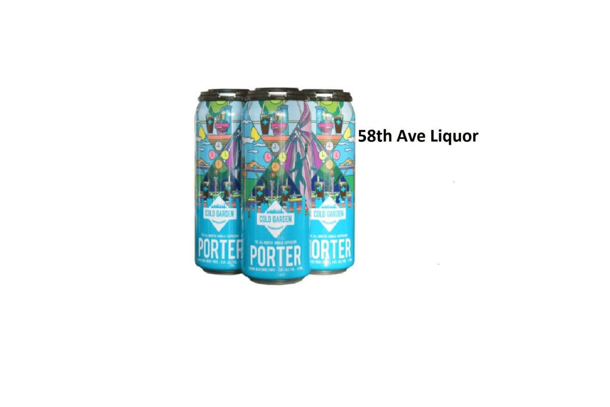 COLD GARDEN VANILLA CAPPUCCINO PORTER 4 CANS (1 x 4x473ML)