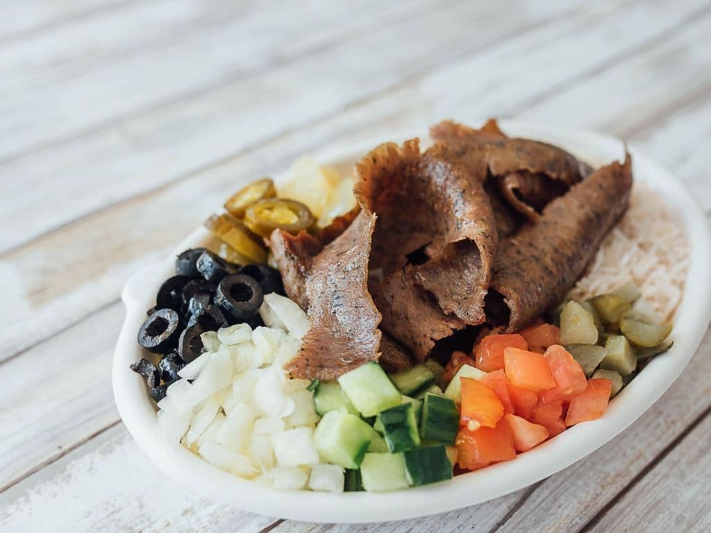 Lamb Donair Platter