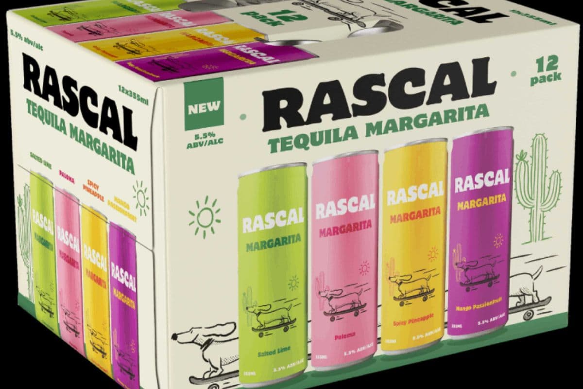 Rascal Tequila Margarita Mix Pack (12 x 355ml)