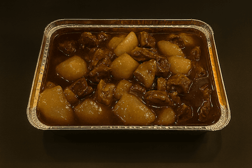Platter Beef Brisket & Tendon in Special Sauce / 歡樂餐 紅燒蘿蔔牛筋腩