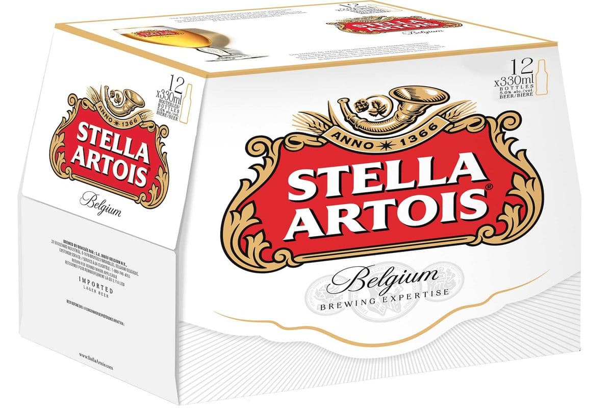 Stella Artois (12 x 341 ml Bottles)