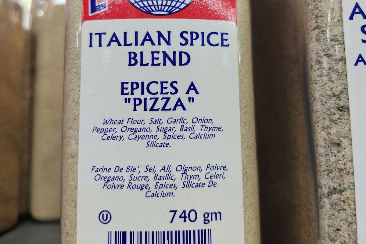 Spices - Italian Spice Blend Pizza Seasoning 740g