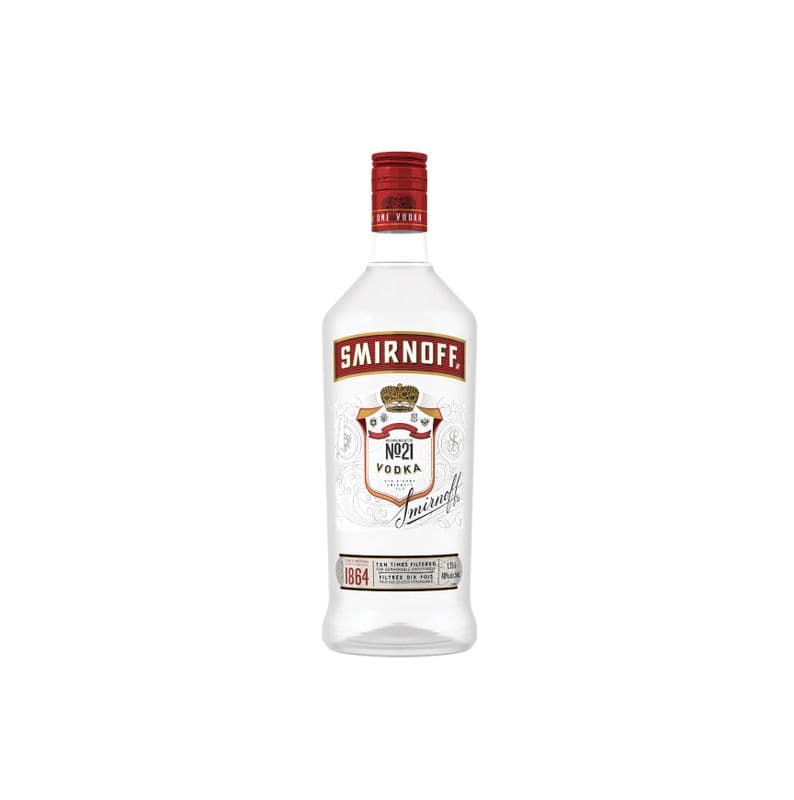 Smirnoff Vodka (1 x 1.75 L Bottle)