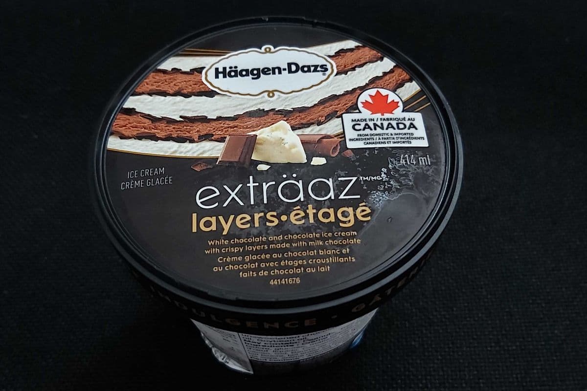 Häagen-Dazs (Nouveau) layers/étagé triple chocolate / triple chocolat 414 ml