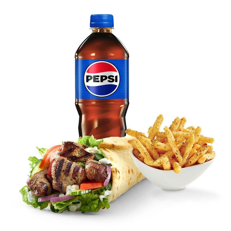 Pork souvlaki / Souvlaki porc