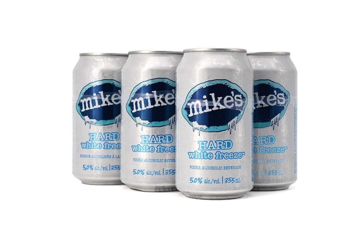 Mikes Hard White Freeze 6 Pack Cans (1 x 355ml)