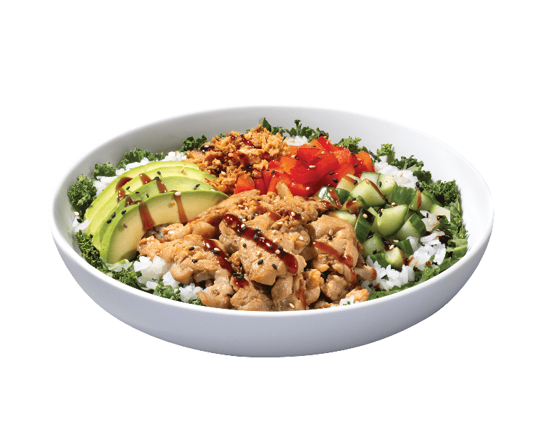 Saucy Chicken Poke Bowl