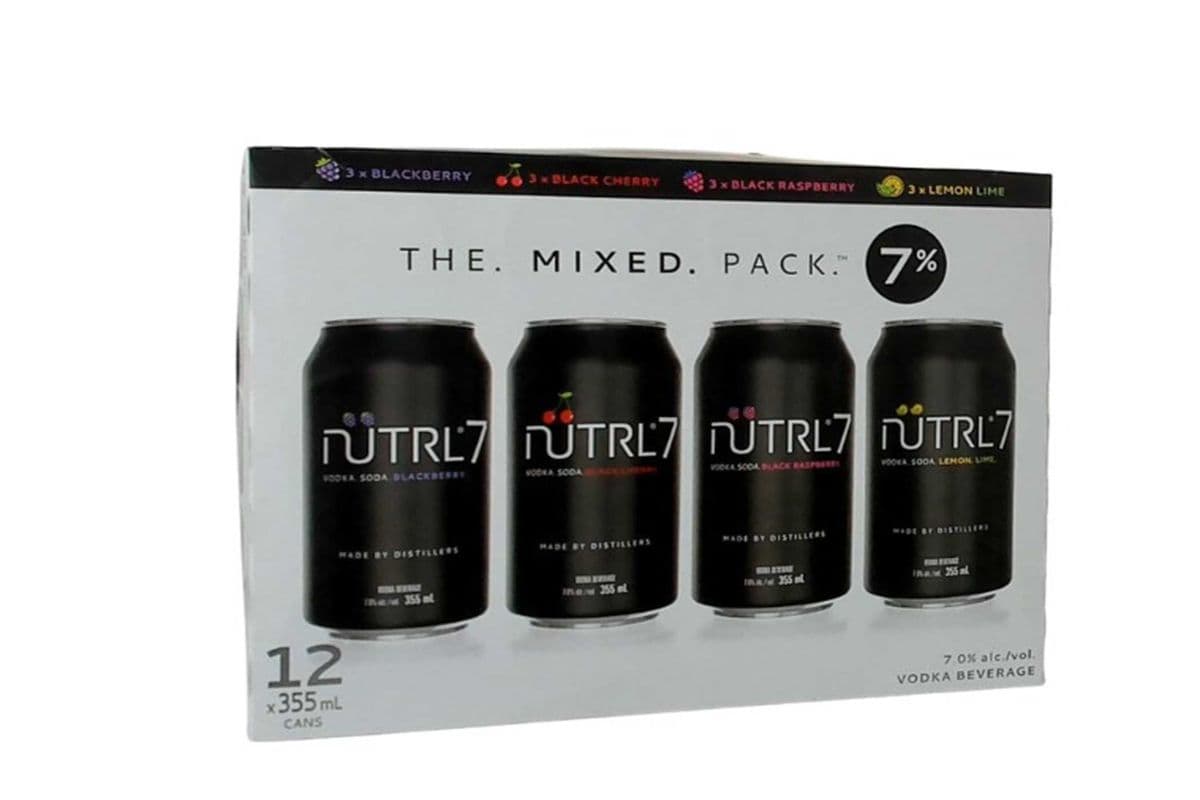 NUTRL 7% MIXER pack 12 CANS (12 x 355 ML)