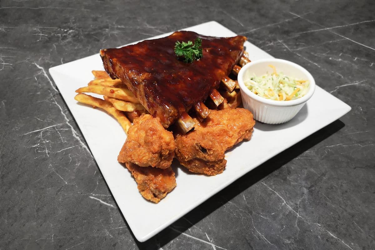Castle BBQ Pork Ribs and Wings