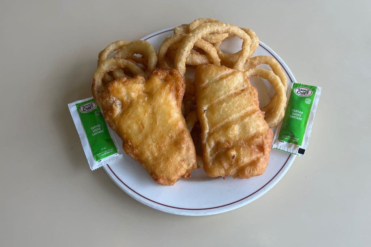 Haddock Fish and Onion Ring