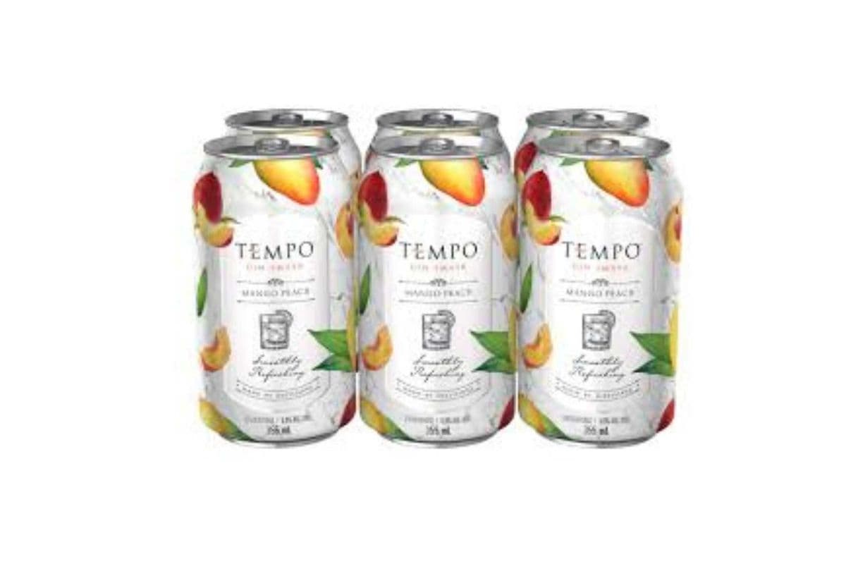 Tempo Gin Smash Mango Peach (6 x 355ML)