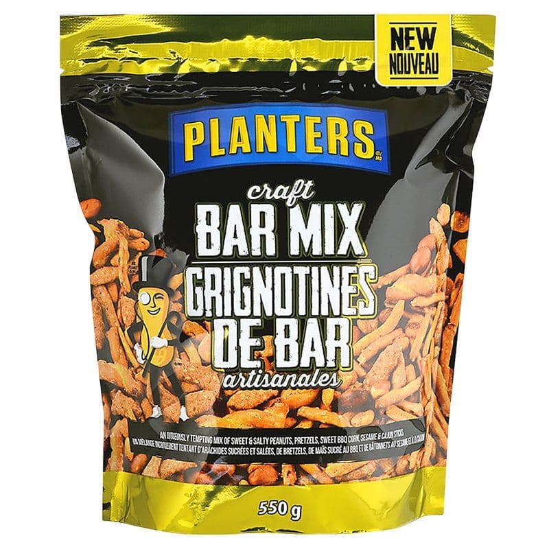 Planters Craft Grignotines de Bar Artisanales 550g/ Planters Craft Bar Mix 550g