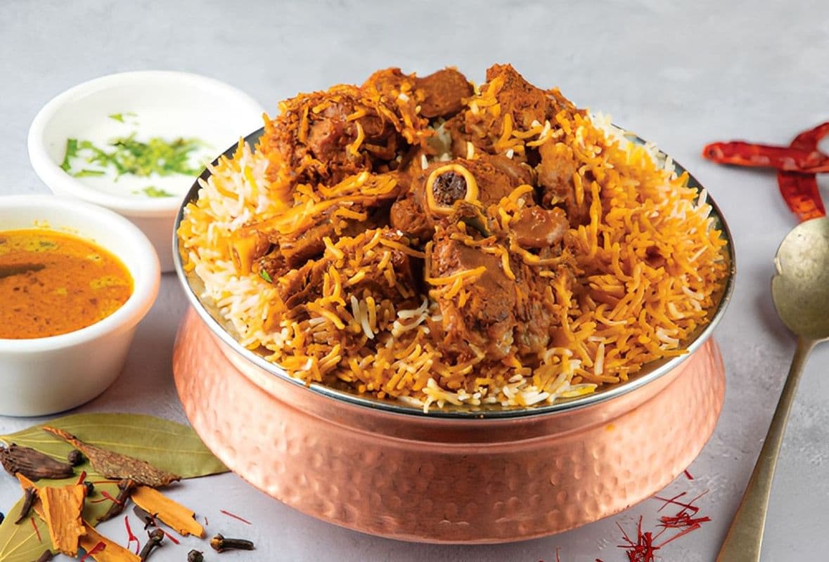 Hyderabadi Mutton Dum Biryani Chef special