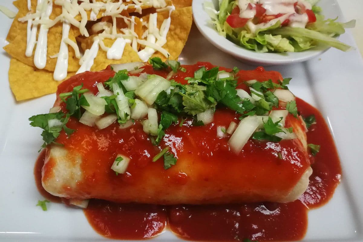 Burrito à la Mexicana viande