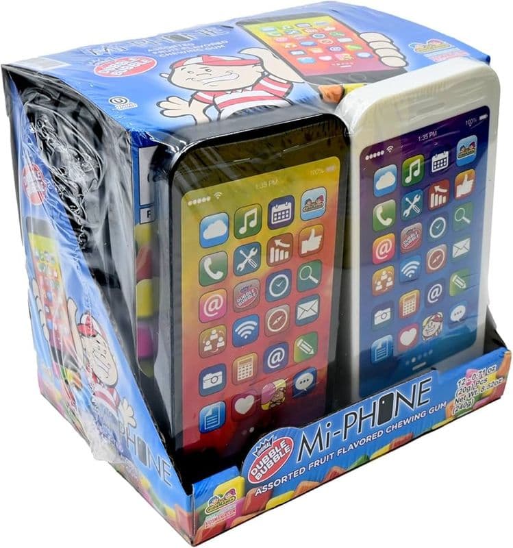Dubble Bubble Mi-Phone Gomme a Macher 20g/ Dubble Bubble Mi- Phone Chewing Gum 20g