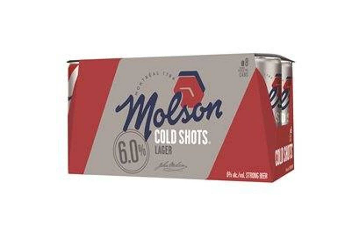 MOLSON CANADIAN COLD SHOTS (1 x 8 X 222 mL)