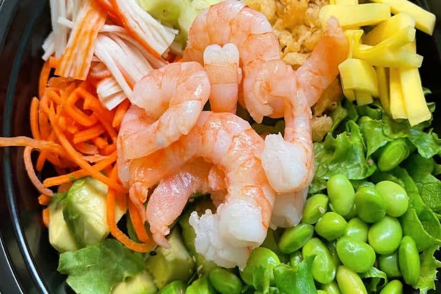 151. Bol poké aux crevettes / Shrimp Poke Bowl