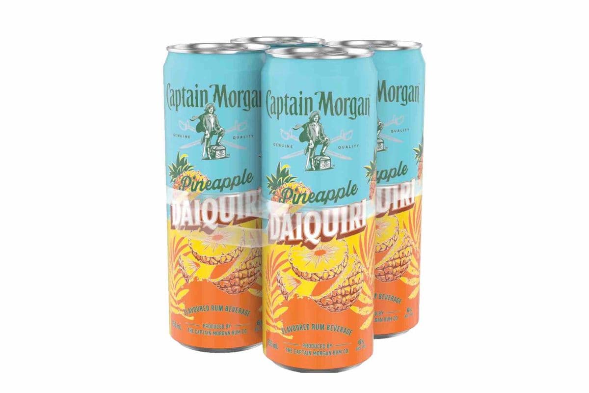 Captain Morgan Pineapple Daiquiri (1 x 4x355mL )