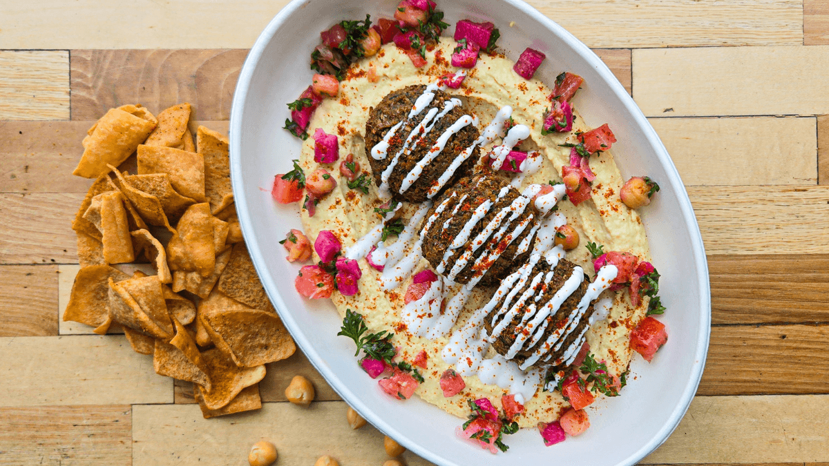 Crispy Falafel Hummus Bowl