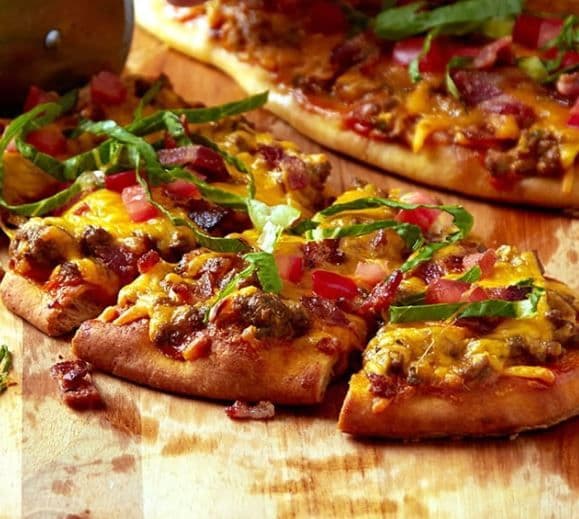 High End Bistro Triple Threat Meaty Flatbread