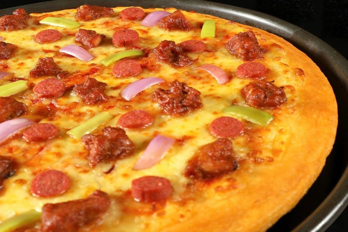 Party Platter Slab Teriyaki Chicken Pizza