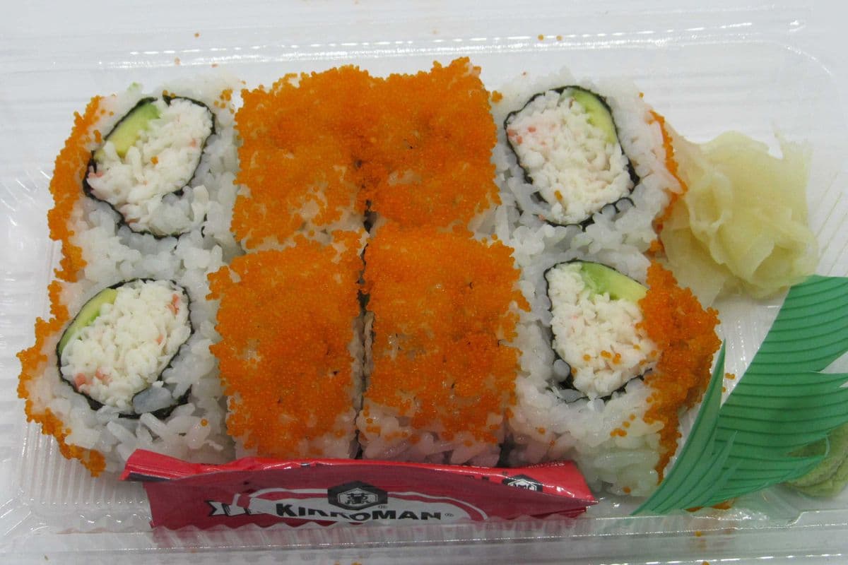 California Roll with Masago (8 Pcs)
