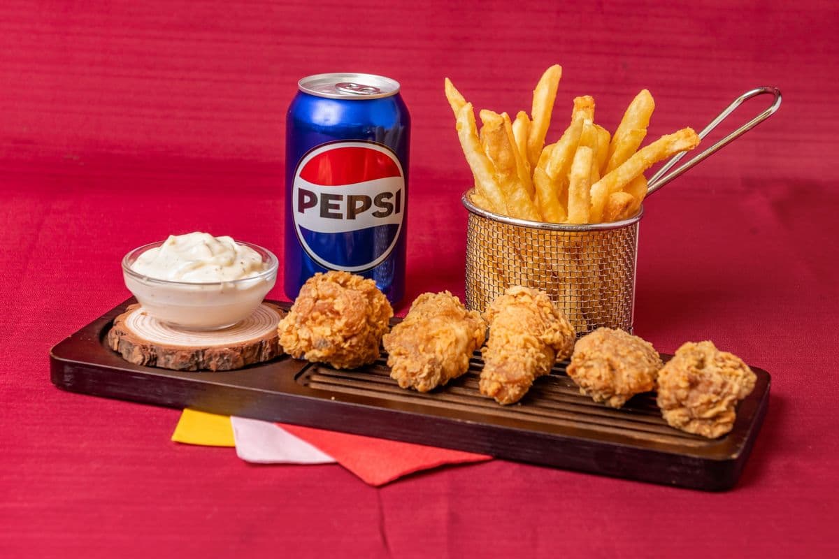 5 Pcs Fried Wings Meal