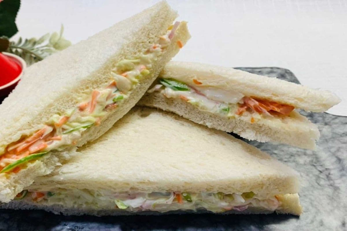 Veg Coleslaw Sandwich (2)