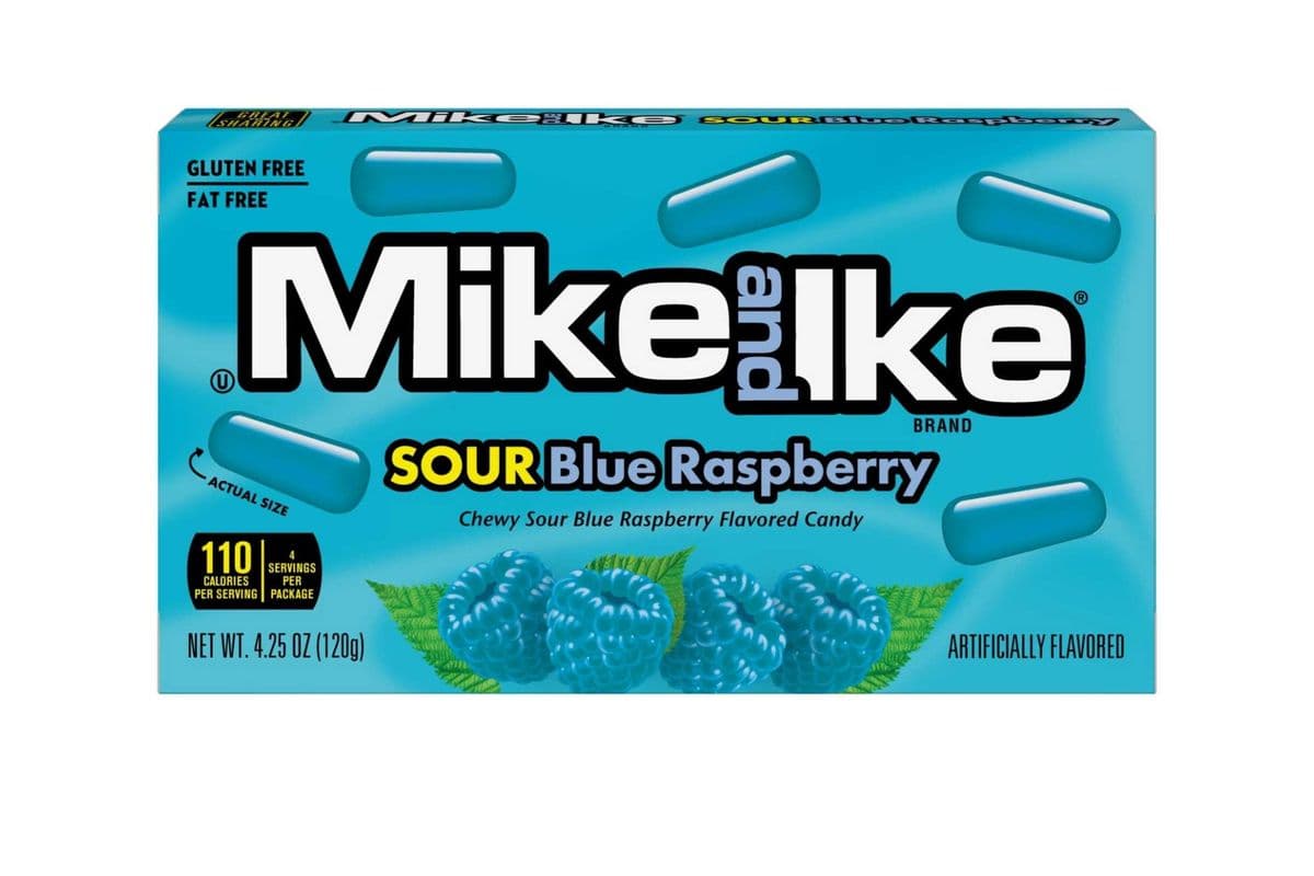 Mike and Ike Sour Blue Raspberry (120 g)