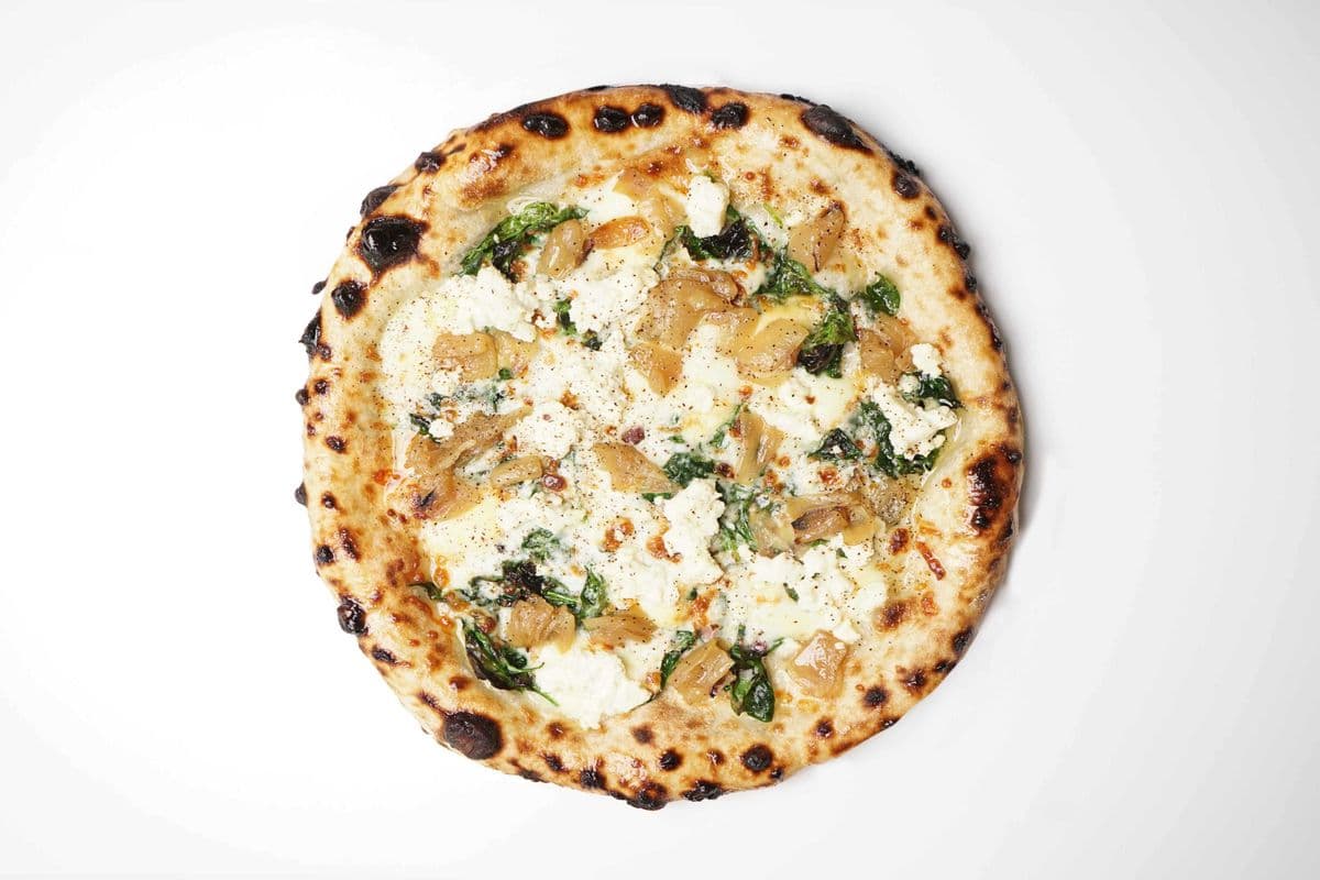 14" Spinaci con Alfredo Pizza