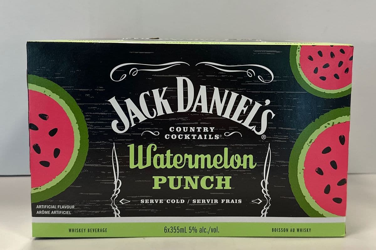 JD COUNTRY COCKTAILS WATERMELON PUNCH 6 CANS (1 x 6x355ML)