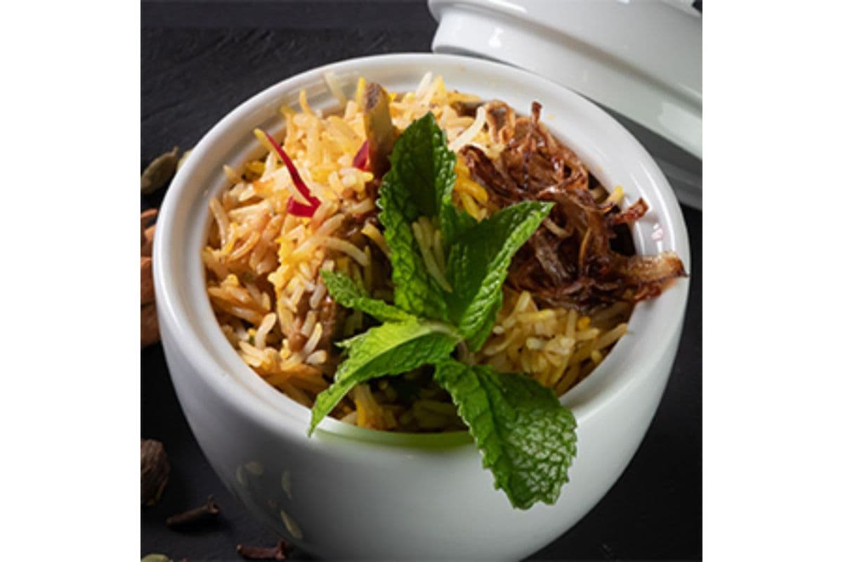 Goat Biryani with Raita