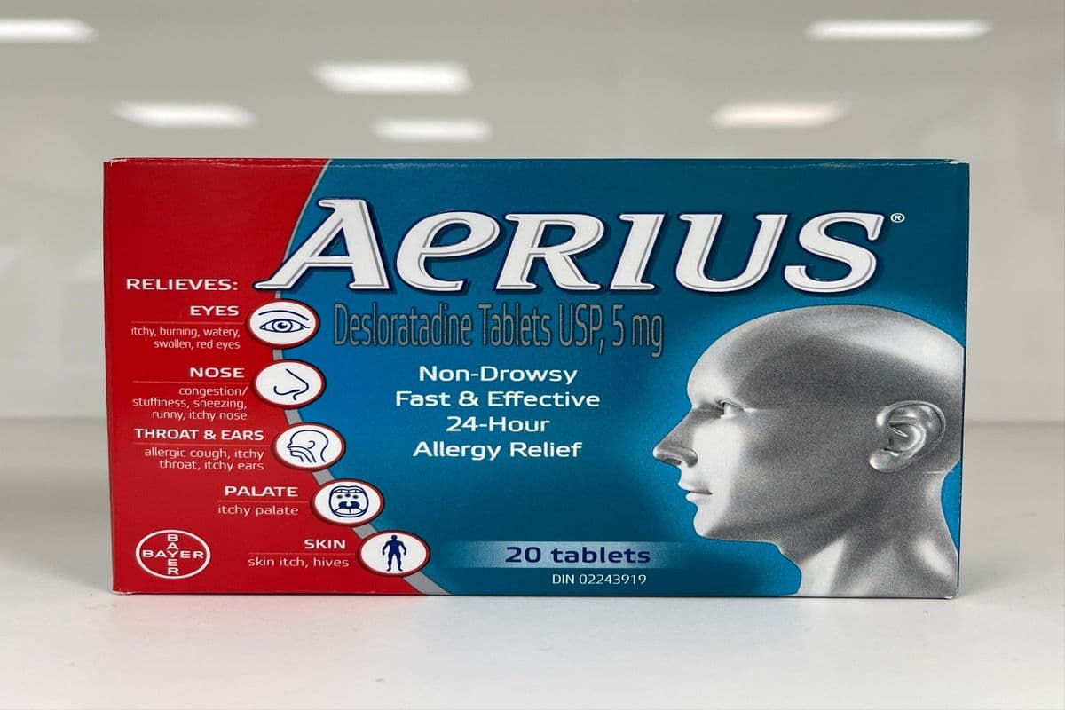 Aerius (Desloratadine Tab Usp, 20 Tablets) (20 tabs,  5 mg)