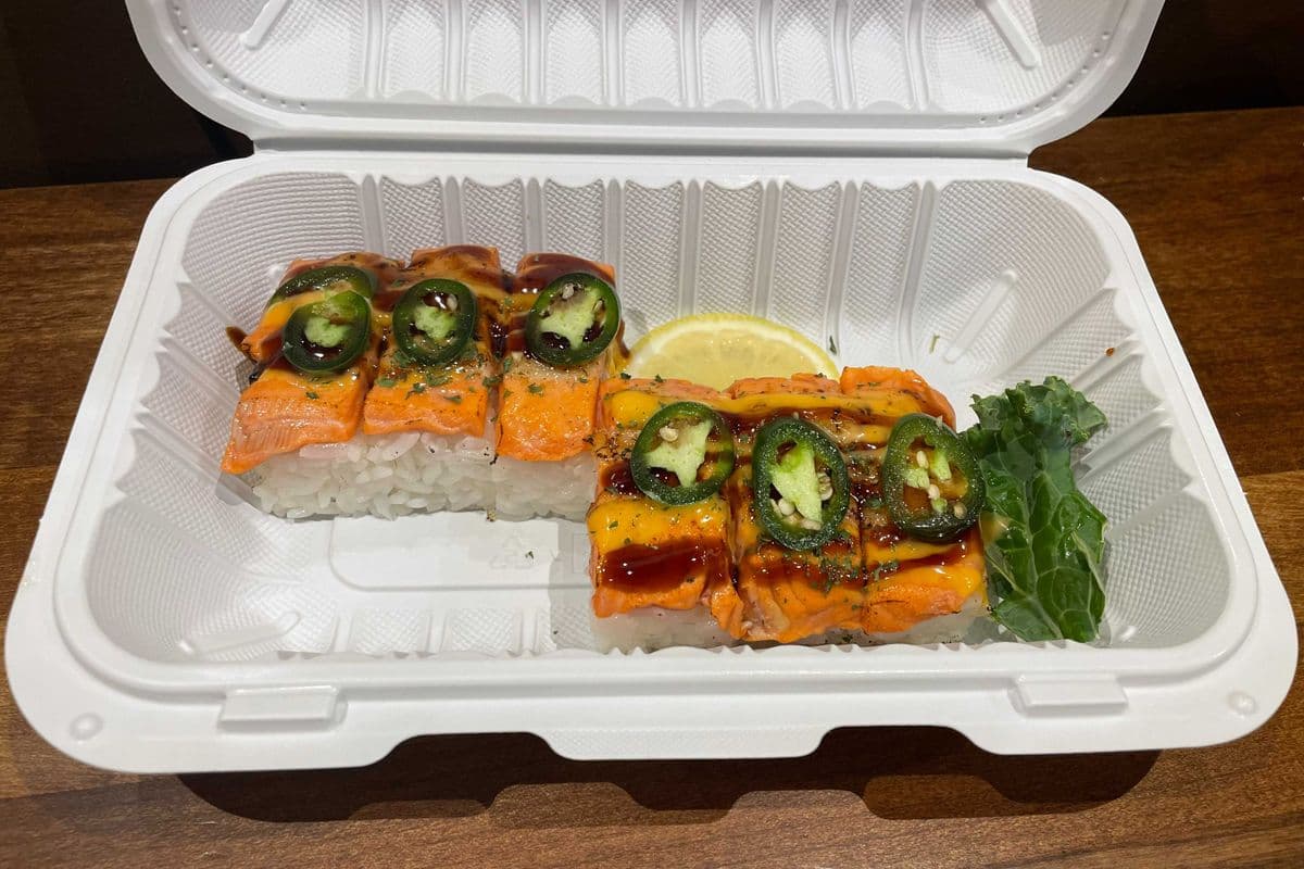 Sockeye Salmon Aburi - Torched