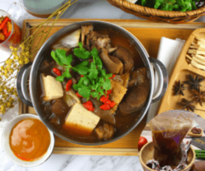 (Frozen)Lamb Hot Pot 1kg (incl. Sauce) / (凍)溪洲羊肉爐 1kg (附醬)