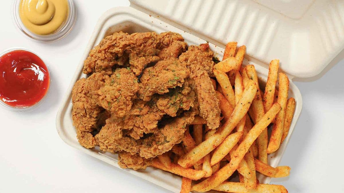 CHICKEN FINGER FRIES.