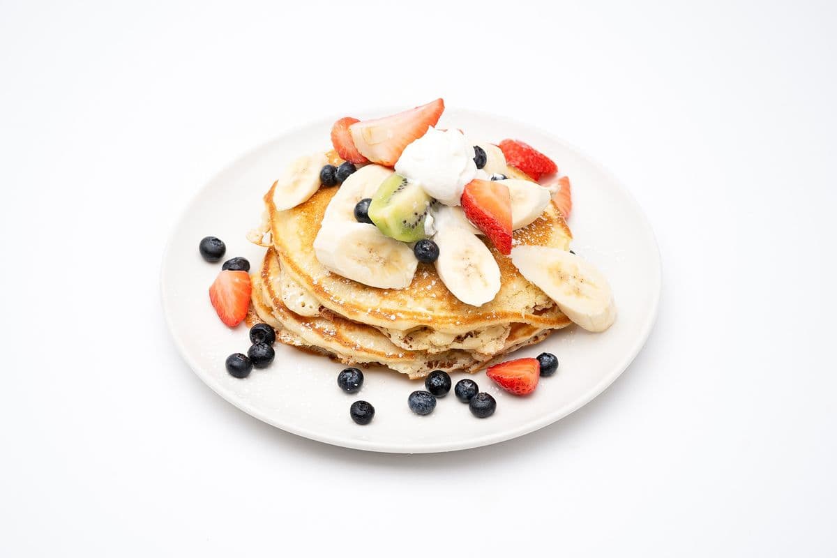 Fresh Fruit Buttermilk Pancakes
