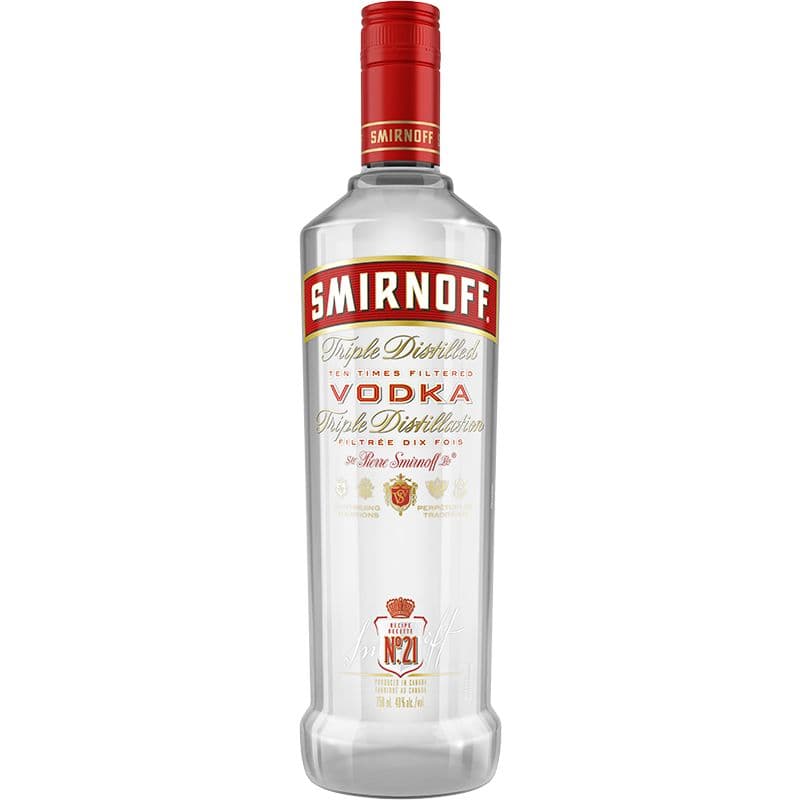 Smirnoff Red Vodka (1 x 750 ml)