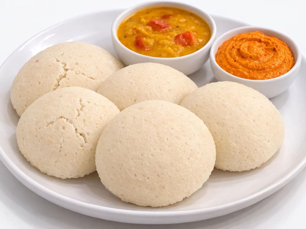 Idly and Sambar