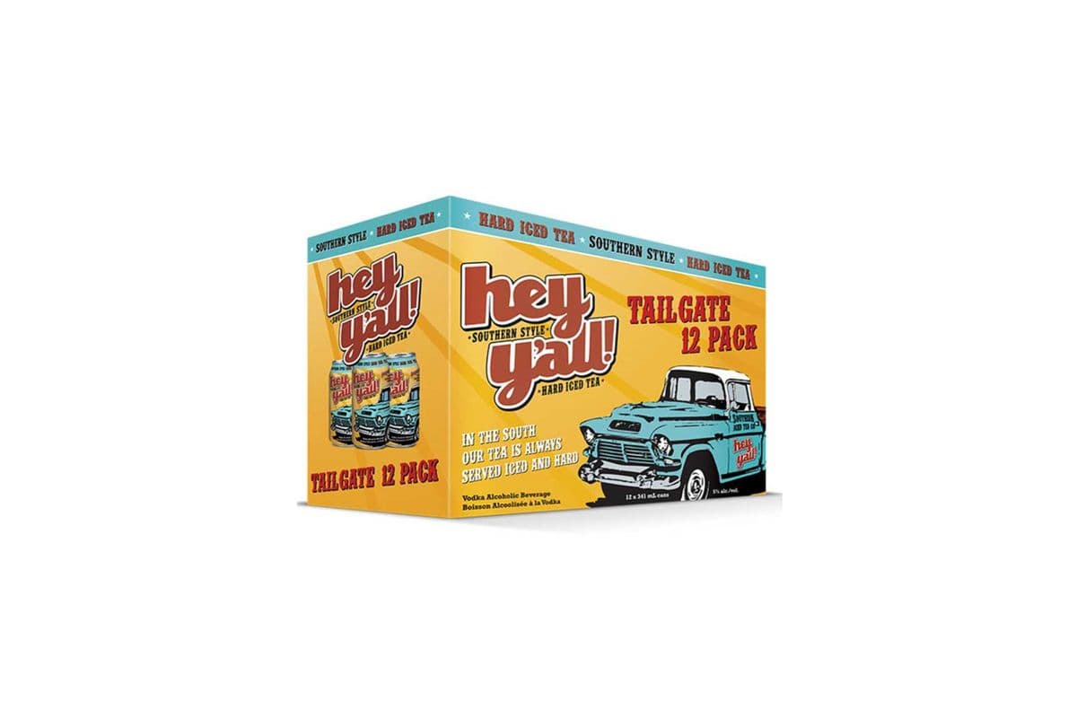 667873 - HEY Y'ALL TAILGATE HARD ICED TEA (12 x 341ML (CANS))