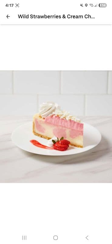 Wild Strawberries & Cream Cheesecake